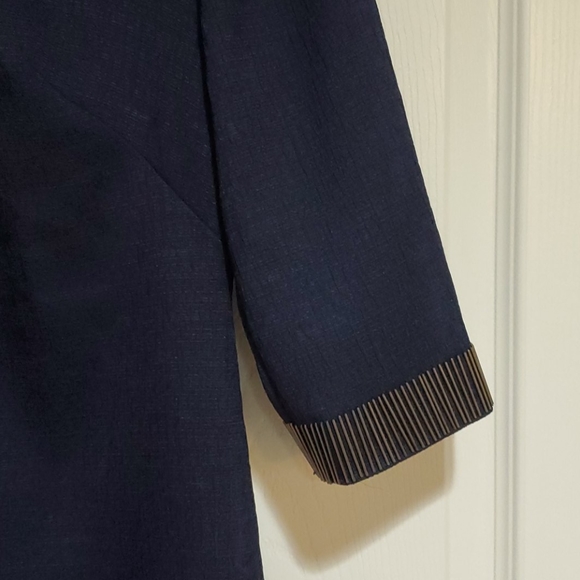 Navy Blue Cocktail Dress - Picture 3 of 3